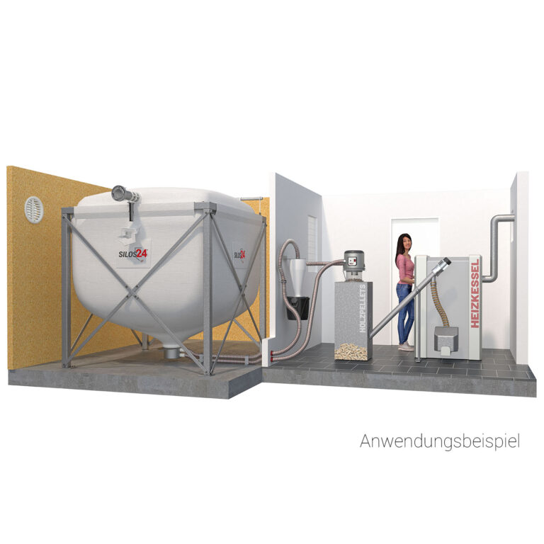 ENVIRON Saugkasten Mit Düse Pelletsaugsystem Pelletsilo